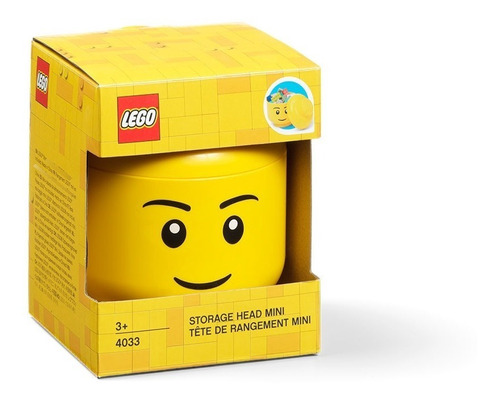 Imagen 1 de 10 de Caja Apilable Organizador Lego® Cabeza Head Mini 4033 Pc
