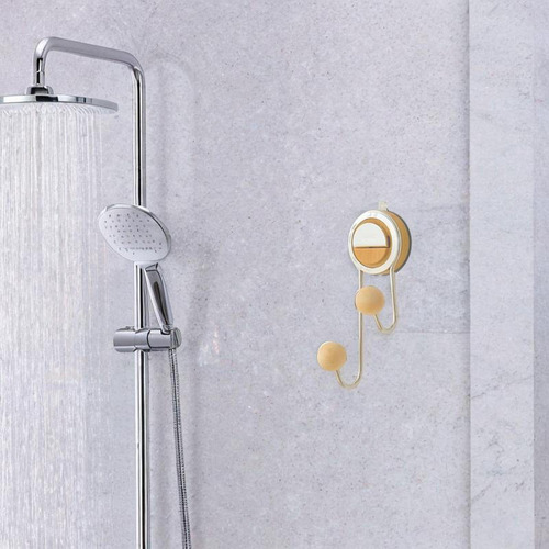 Gancho Con Ventosa Para Colgar En El Baño, Gancho Madera