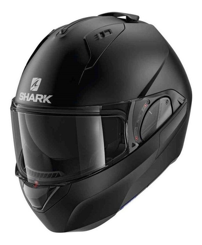 Casco Abatible Shark Evo-es Blank Negro/mate Moteros