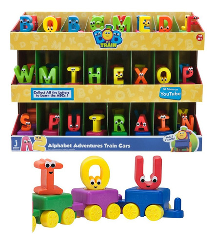 Letras Didácticas Del Tren Bob X3 De Juguete