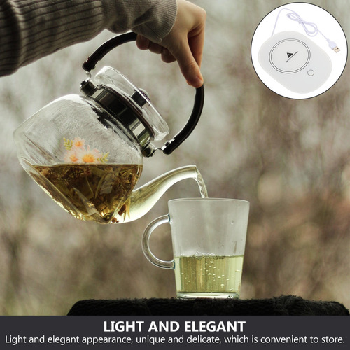 Posavasos Con Carga Usb, Temperatura Constante De 55 °c, Cal