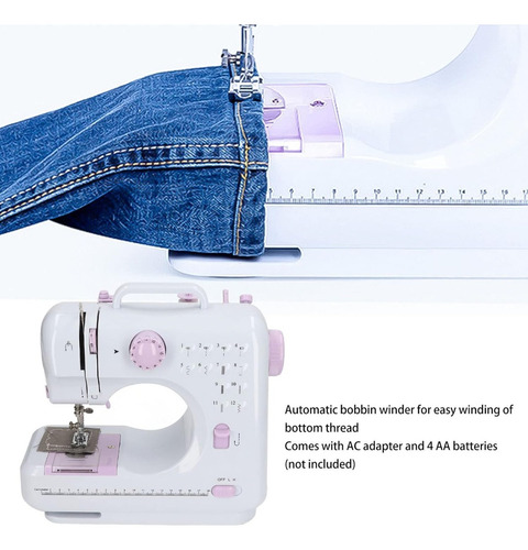 Máquina De Coser Portátil Recta Con 12 Tipos De Puntas X L