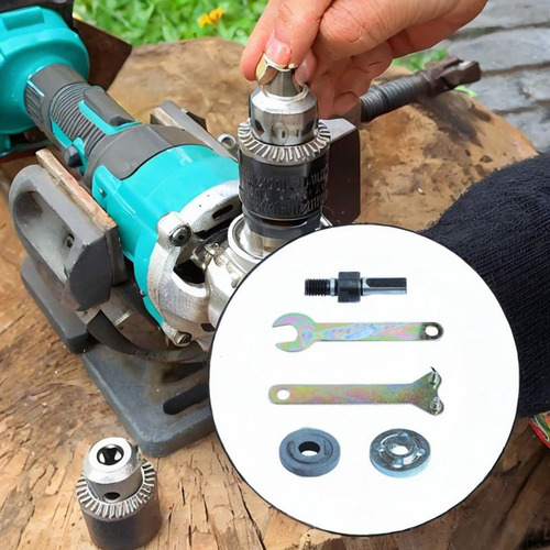 Adaptador De Furadeira E Conjunto De Haste De 10 Mm