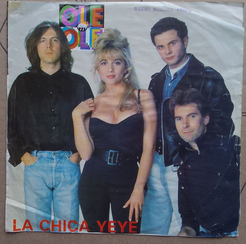 Vinilo Single Promocional Olé Olé La Chica Yeyé 1990