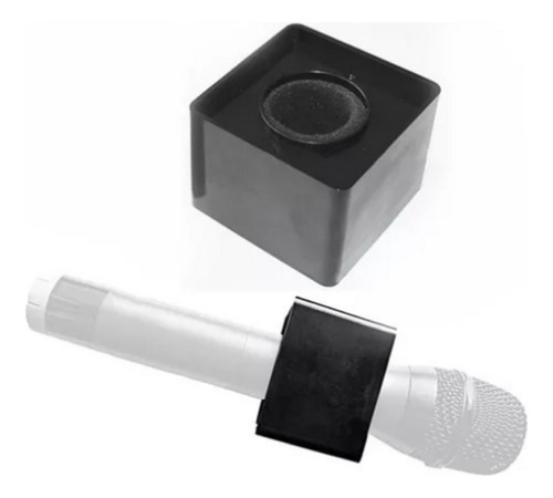 Cubo Microfono, Porta Logo Microfono, Cubo Acrilico, Flags