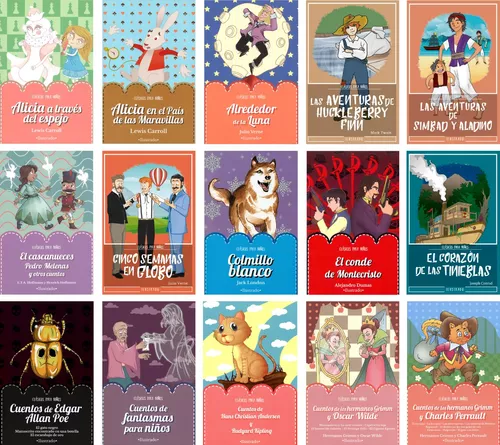 Libro 15 Cuentos Infantiles Educativos Desde 2 Hasta 10 Años