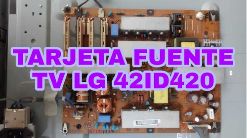 Vendo Tarjeta Fuente Tv LG 42ld420