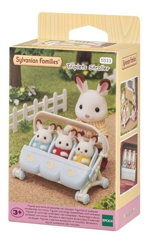 Sylvanian Cochecito De Trillizos 05533sy