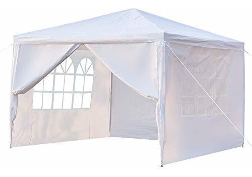 Carpa Para Eventos Con 4 Paredes Removibles, Blanco.