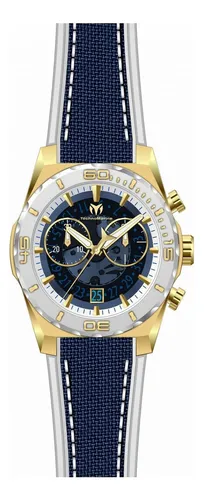 TechnoMarine Reef Shark TM-519007 Reloj de cuarzo para hombre, Blanco, azul  : : Ropa, Zapatos y Accesorios