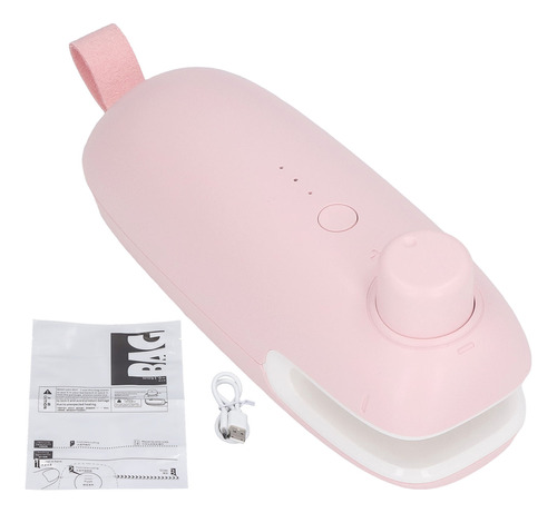 Bolsa Cortadora Termoselladora Rosa, Carga Usb, Sellado, Cor