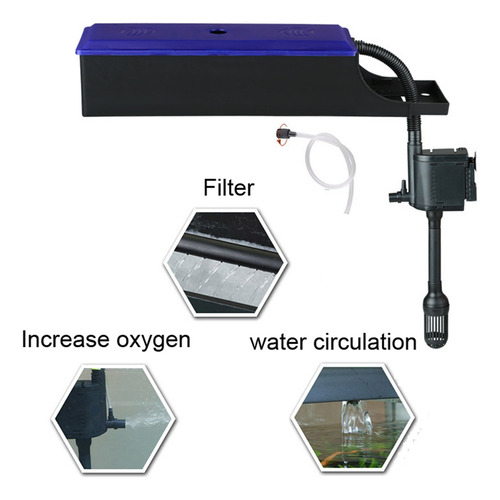 Acuario Interno 3 In1 Caja De Filtro Superior De Peces