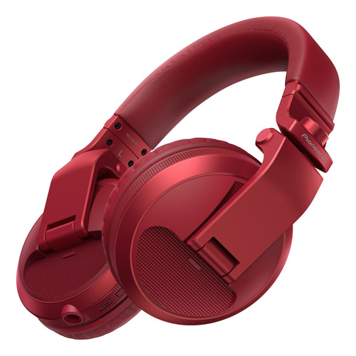 Fone de ouvido over-ear gamer sem fio Pioneer HDJ-X5BT vermelho