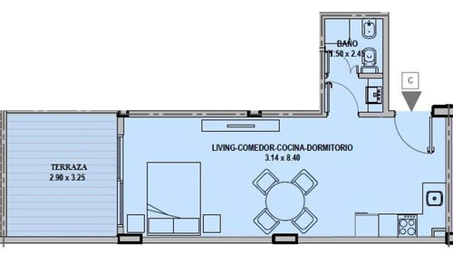 Dto 2 Amb En Caballito Pozo Entrega 2020