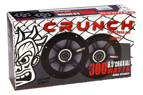 Parlante Crunch 300 Watt 6.5 
