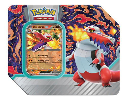 Pokémon Tcg: Paldea Partners Tin - Skeledirge Ex (inglés)