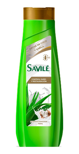 4 Pzs Savile Leche De Coco Acondicionador 700ml