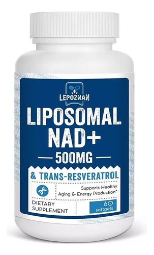 Nad Liposomal 500 Mg  Trans-resveratrol 300 Mg Absorción A1