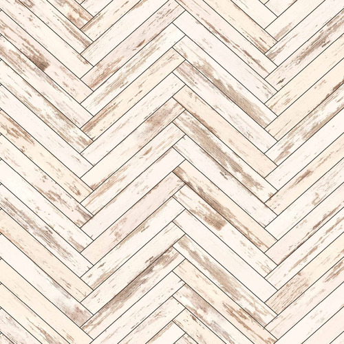 Papel De Parede Madeira Clara Chevron Adesivo 57x270cm