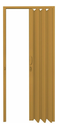 Porta Sanfonada Pvc Polifort 210cmx70cm Cerejeira H Cor Madeira
