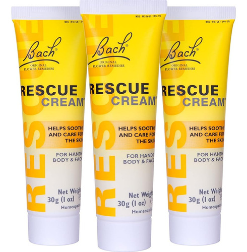 Bach Rescue Cream, Cuidado De La Piel Hidratante Para Manos,
