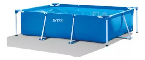 Pileta Lona Estructural Rectangular Intex 220x150x60 Cm