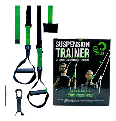 Suspension Trainer Tipo Trx Entrenamiento Funcional Go Plus 