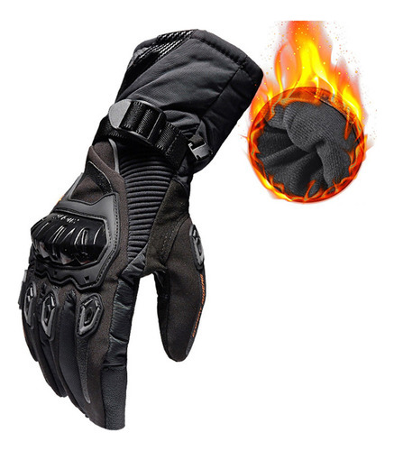 Y) Guantes Impermeables Cortavientos Negros 2xl Invierno