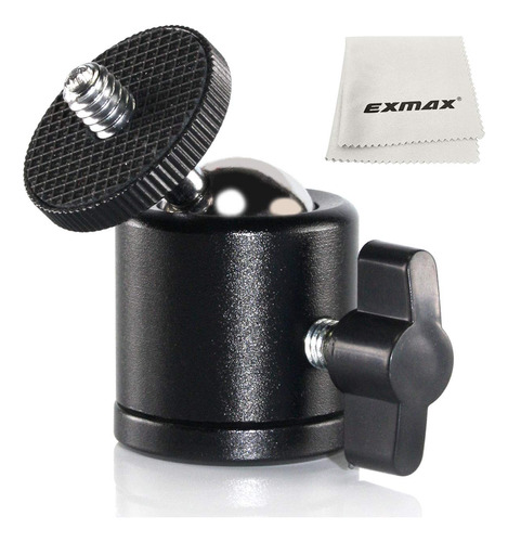 Exmax Mini Cabeza De Bola De 360 Grados De Aleación De Alu.