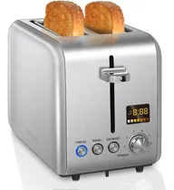 Comprar Tostadora De 2 Rebanadas, Tostadora De Pan De Acero Inoxidab