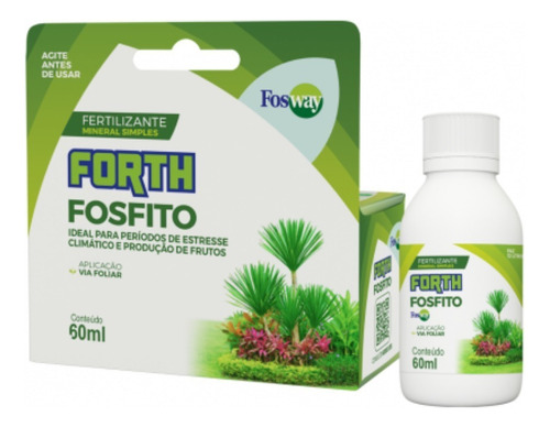 Adubo Fertilizante Forth Fosfito Fosway 60ml Concentrado