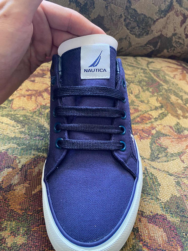 Tenis Azul Marino Náutica Hombre Talla 26mx Mod.urlic Marino