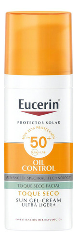 Eucerin Control Toque Seco Protector Solar Fps50+ 50ml 2pcs