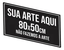 Comprar Placa Fachada 80x50cm Personalizada Loja Comércio Acm