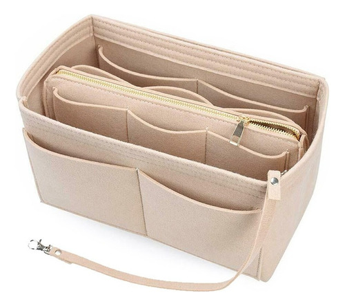 Bolso Fieltro Insertar Organizador Para Bolsos Varios Mujer