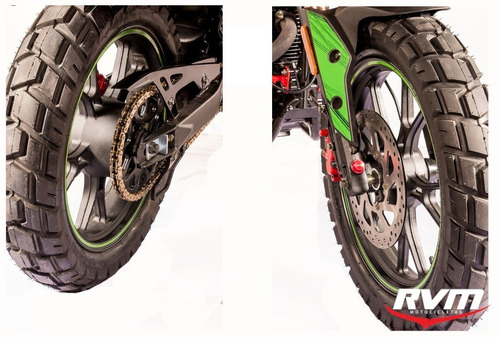 Imagen 9 de 11 de Jawa Rvm Tekken 250 Premium Disp Color Naranja Y Verde