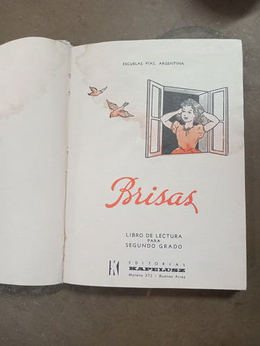 Brisas. Libro De Lectura 2* Grado. Escuelas Pías (1965). (Usado)