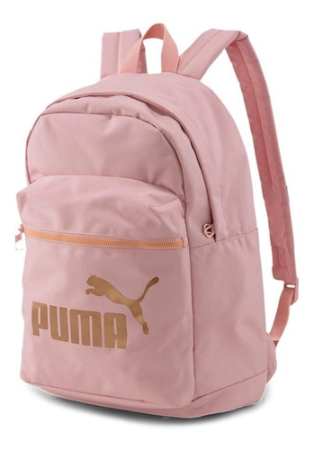 Imagen 1 de 10 de Mochila Wmn Core Base College Bag Original 7737402 Rosa