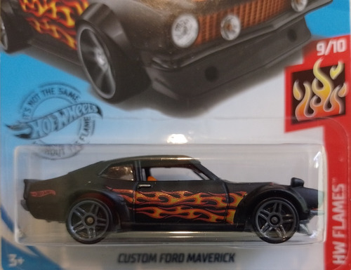 Custom Ford Maverik Flames Hot Wheels