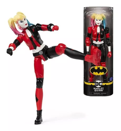 Boneca Arlequina Action Figure Harley Quinn.