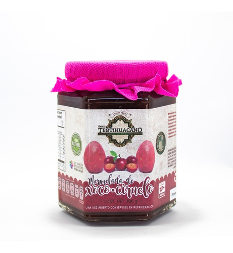 Imagen 1 de 3 de Mermelada Artesanal De Ciruela Con Xoconostle 300g