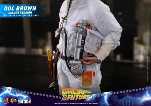Doc Emmet Brown Deluxe 1/6 Back To The Future Hot Toys 610