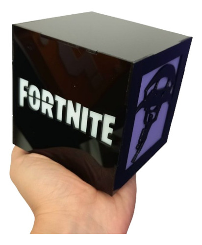 Mini Luminarias Gamers - Geek Luminárias Diversos Modelos Cor Da Estrutura Fortnite - Preto