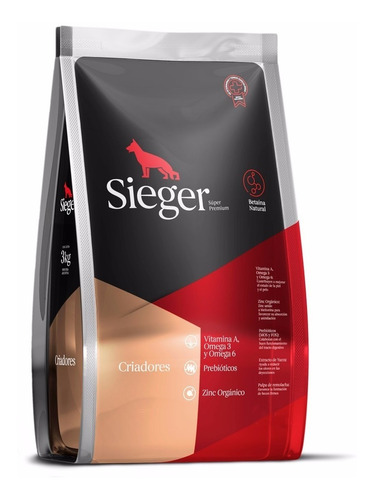 Alimento Sieger Criadores Super Premium All In One  20kg