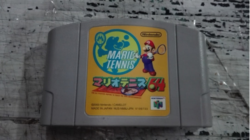 Mario Tennis Para Nintendo 64 Japones,funcionando Perfectame