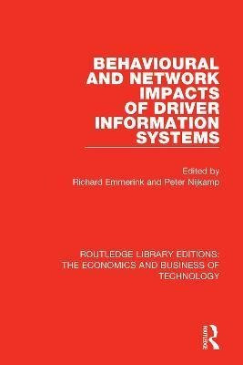 Libro Behavioural And Network Impacts Of Driver Informati...
