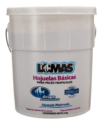 Alimento Hojuelas Basicas Wardley 4 Kg. Peces Tropicales