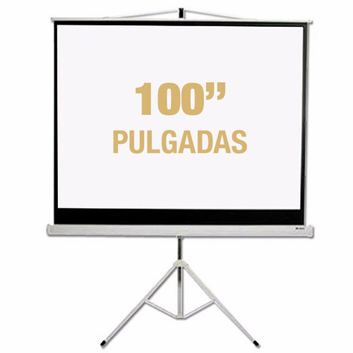 Pantalla Proyector + Trípode Loch 100 Pulgadas 4:3 16:9 Gtia
