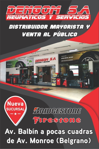 Cubierta 185/55/15 Aveo Firestone Gt Dengom Sa + Balanceo