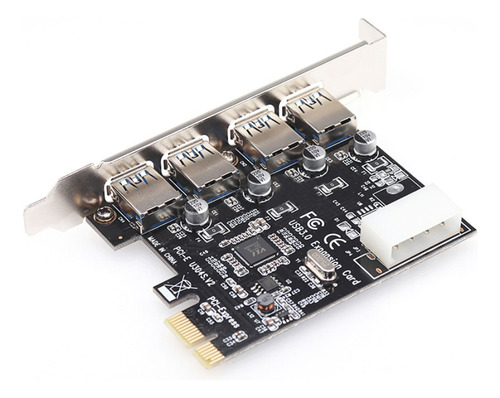 Tarjeta De Expansión Pci-e A Usb 3.0 De 4 Puertos